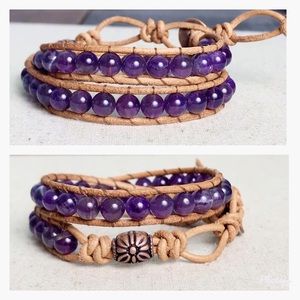 Amethyst bracelet